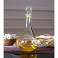 thumbnail image 6 of Bormioli Rocco Loto Wine Decanter - Nature-Inspired Teardrop Glass Design with Airtight Stopper, 43 Oz. for Red Wine, Whiskey, Brandy & Spirits - Italian Elegance for Table or Bar, Dishwasher Safe, 6 of 7