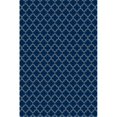thumbnail image 1 of Aspen Brands RUG10B46 4 x 6 ft. Quaterfoil Design Rug - Blue & White, 1 of 2