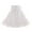White, variant on Retro Women Solid Color Wedding Bridal Underskirt Crinoline Tutu Tulle Petticoat