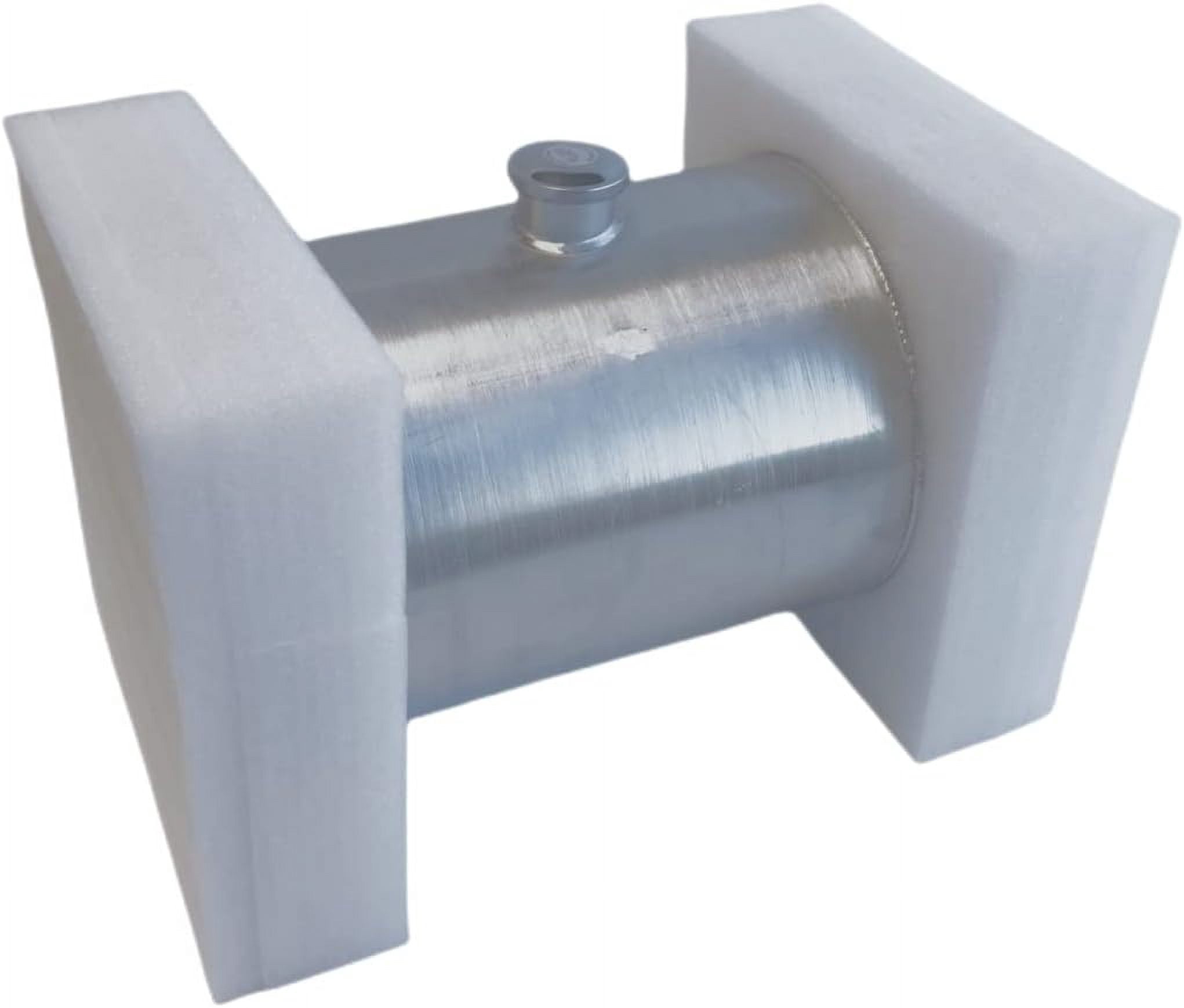 JSD 9 3/4 Gallon Universal Aluminum Gas Tank / Fuel Tank 12 x 20 Center Fill 3/8" NPT Outlet Auxiliary