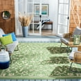 thumbnail image 2 of Safavieh Courtyard Nanda Botanical Indoor/Outdoor Area Rug, Olive/Natural, 8' x 11', 2 of 16