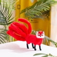 thumbnail image 3 of vlrwzc Cute Plush Nine-Tailed Fox Handmade Soft Fox Plushy Doll Exquisite Foxes Plush Figure Home Decorations for Adults, 3 of 7