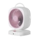 thumbnail image 2 of Ventilador de escritorio USB con luz y sonido LED - Batería de 2000mAh, funcionamiento silencioso de 5 velocidades, aspas de 8 pulgadas para oficina y hogar, 2 of 6