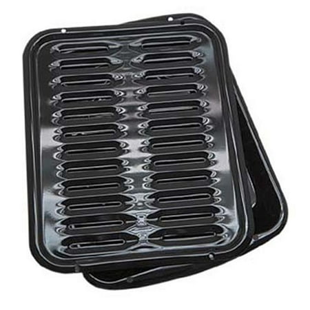 Broiler Heavy Duty Range BP102X 2 Piece Heavy Duty Broiler Pan with Porcelain Grill 16 x 12.5 x 1.6 Inches, BROILER PAN AT ITS BEST: Give your family with delicious meals with the help of the.., By Range Kleen ()