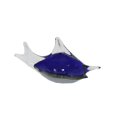 thumbnail image 1 of Sagebrook Home Glass 9" Fish Decor, Blue, 1 of 1