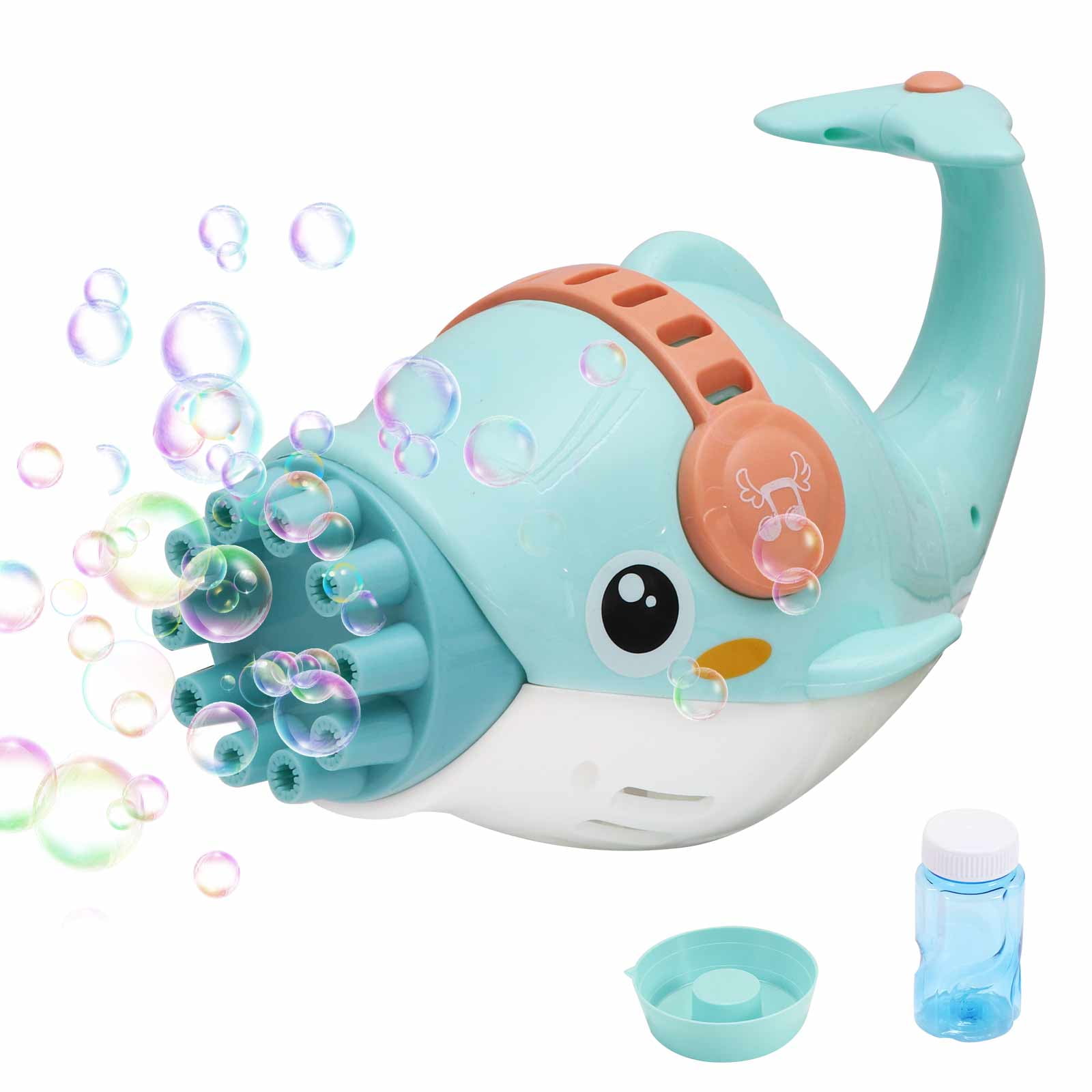 Bubble Machine Cute Dolphin Shape Plastic Bubble Maker Automatic Bubble Machine Portable