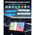 PLZ Single Din Car Stereo Apple Car Play Radio, Wireless 10.1" Carplay