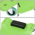 thumbnail image 3 of DNA Motoring TOOLS-00218 Low Profile Plastic Green Rolling Garage Shop Creeper with Padded Headrest Tool Trays, 3 of 7