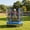 Blue, variant on 5FT Trampoline with Enclosure Net, Bungee System, Safety Enclosure, for Ages 3-6, Blue