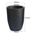 thumbnail image 2 of Fundición de Crisoles de grafito Taza Horno Antorcha Fundición Refinación de fundición, temperatura 1800 ℃ (3272  degree F) DiaxH 128x145mm Fernando Mini antorcha de crisol de grafito, 2 of 5