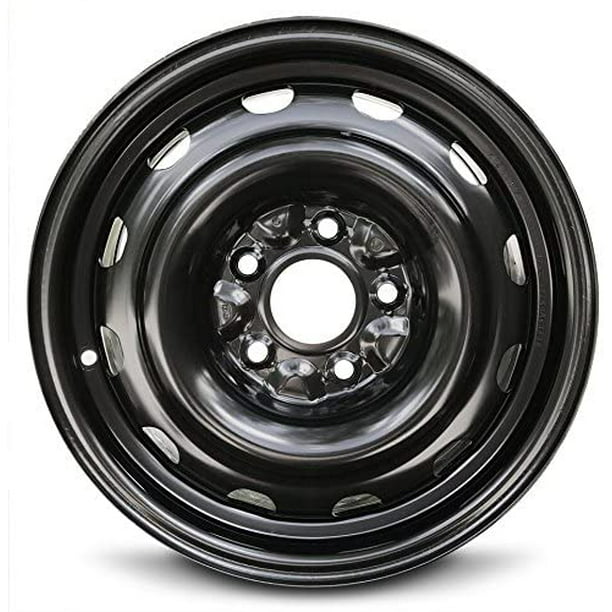 Wheel For 09 14 Dodge Journey 16 Inch 5 Lug Black Steel Rim Fits R16 Tire Exact Oem Replacement Full Size Spare Walmart Com Walmart Com