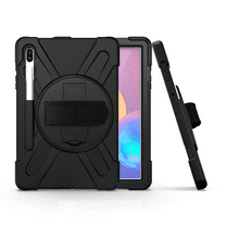 For Galaxy Tab S6 Magnetic Pen Sleeve Anti-Drop Stand Tablet Case Full Body Sturdy Stand For Galaxy Tab S6 10.5" Model SM-T860/T865 Version (Black)