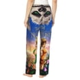 thumbnail image 2 of Womens Tinker-bel Legend of the Never Beast Pajama Pants Soft Lightweight Pajama Pants Cartoon Pajama Bottoms, 2 of 7