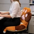 thumbnail image 5 of zhangmingg Ergonomic Cat Design Comfort for Desk Chair Lumbar Back Support Seat Pad Gaming Use, 5 of 5