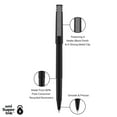 thumbnail image 3 of uniball Roller Rollerball Pens, Micro Point (0.5mm), Black Ink, 12 Count, 3 of 7