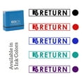 thumbnail image 7 of Printtoo Return Self Inking Rubber Stamp Pre-Inked Office Stamp- Home Office Business Stationery, Red- 42 x 9 mm, 7 of 7