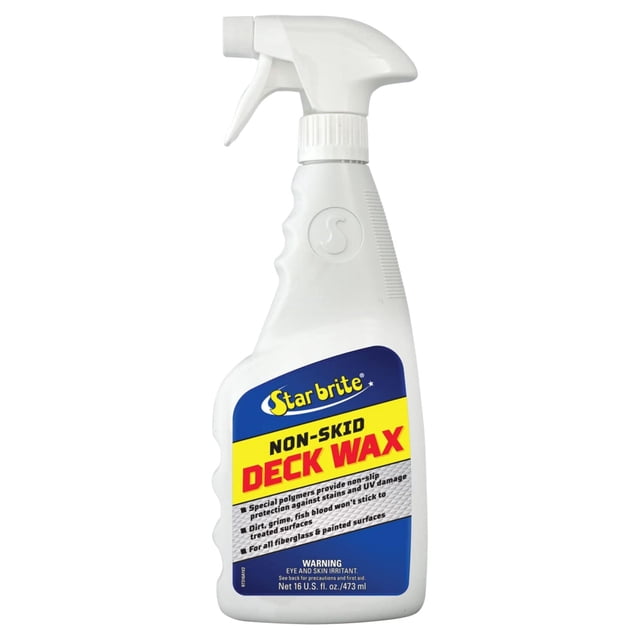 Deck Wax STAR BRITE, protección antideslizante y antideslizante, 473 ml