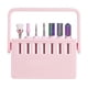 thumbnail image 3 of Contenedor de almacenamiento para brocas de uñas, herramienta profesional para decoración de uñas, soporte ajustable para brocas, caja organizadora de, 3 of 7