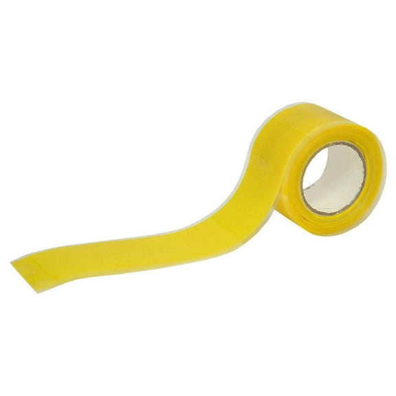 amleso Grip Tape Silicone Multifunctional Sealing Strip Handle Tape for Dumbbells Paddleboard Sports Barbells Yellow