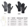 thumbnail image 3 of Gants d'Hiver Chauds à Écran Tactile en Molleton Imperméables pour Cyclisme, 3 of 8