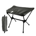 thumbnail image 4 of koolsoo Camping Chair Folding Stool Includes Storage Bag Portable Foldable Footstool Black, 4 of 9