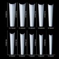 thumbnail image 1 of 500 extra long nail tips XXL tapered square, 1 of 8