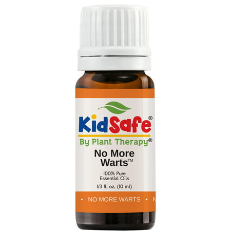 Plant Therapy No More Warts Essential Oil Blend | 100% Pure, KidSafe, Undiluted, Natural Aromatherapy | 10 mL (1/3