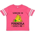 thumbnail image 3 of Inktastic Someone in Pensacola Loves Me Beach Vacation Boys or Girls Toddler T-Shirt, 3 of 5