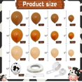 thumbnail image 2 of WODJR 158Pcs Cow Boy Balloon Garland Cow Boy Party Decorations Brown Apricot Cocoa Balloon Arch Cow Print Balloon Cow Print Balloon Arch Western Cowboy Party Decorations Cowboy Birthday Decoration, 2 of 3