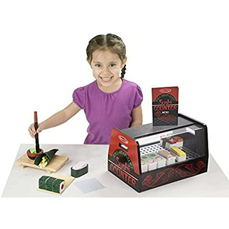 Melissa and doug sushi cheap counter