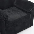thumbnail image 3 of Modern Swivel Corduroy Lounge Chair 33 Inch - Ideal for Small Spaces with Plush Cushions, 3 of 23