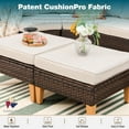 thumbnail image 6 of Sophia & William 11 Piece Outdoor Wicker Patio Conversation Sofa Set Outdoor Sectionals, 6 of 7