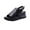 Black, variant on VerPetridure High-heeled Fish Mouth Women's Sandals Summer Casual Shoes Soft Leather High Platform Shoes