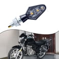 thumbnail image 2 of MYG 1 Pair Motorcycle Amber 3-LED 12V Signals Turn Blinker For Lights For Honda, 2 of 5
