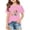 A-Pink, variant on WMQPNNS Girls Summer Shirts Short Sleeve T-Shirts Kids Shirts Size 12 Casual Loose Fit Crewneck Printed Graphic Tees Basic Cotton Tee Tops(Size 9-10 Years, A-Pink)