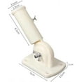 thumbnail image 3 of Self Drilling Anchors Flagpole Base, Designed To Simplify Installation On Drywall Ceiling Walls Or Dense Plasterboards, 8 Screws Included, 3 of 5