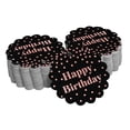 thumbnail image 1 of Inkdotpot Pack Of 50 Real Rose Gold Foil Paper Tags Happy Birthday Favor Hang Tags, 1 of 6