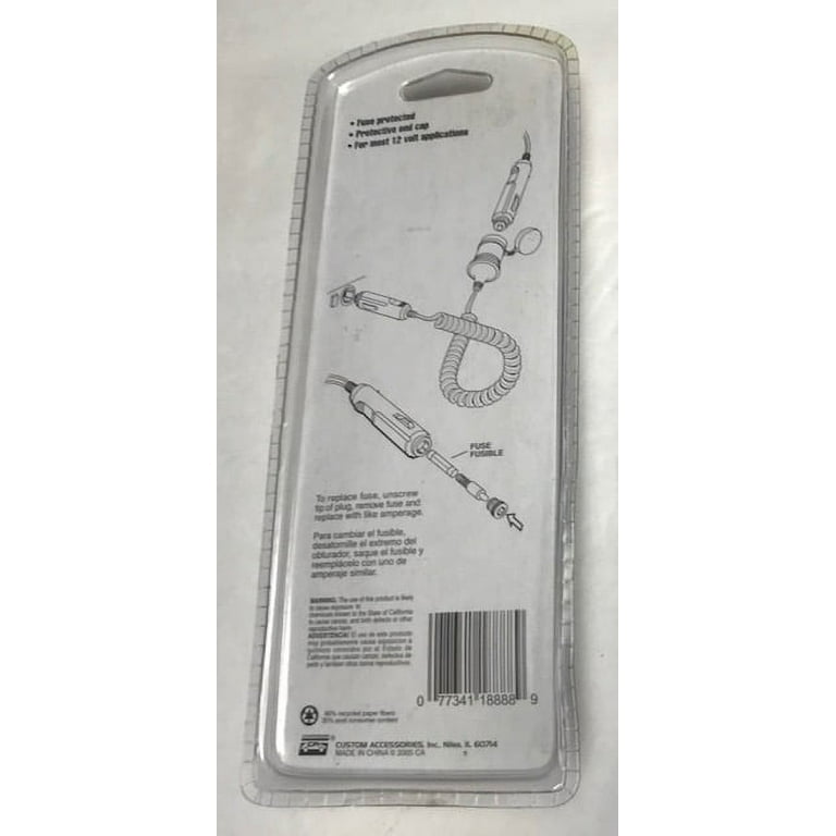 Custom Accessories 10 Ft. Lighter Extension Cord 18888