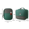 thumbnail image 2 of Cathoe 2pcs First Aid Bag Empty Medical Supplies Organizer Bag Portable Trauma Kit for Home Outdoors, 2 of 5
