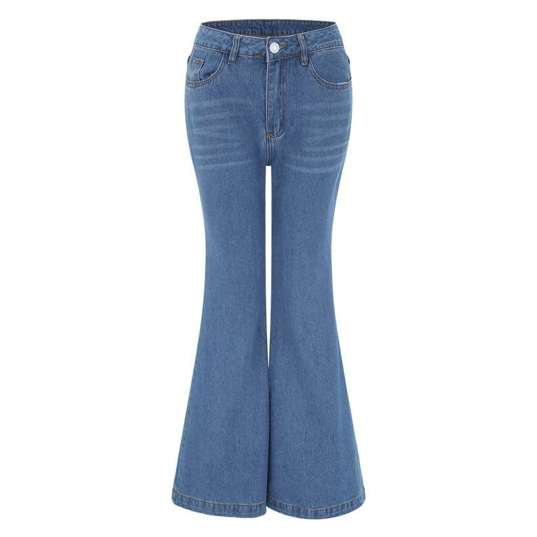 CBGELRT Elegant Jeans for Women High Waist Female Jeggings for