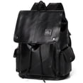 thumbnail image 3 of Bolso de hombro de cuero de lujo, mochila para hombre, bolso informal para computadora portátil, mochila para estudiante, 3 of 4