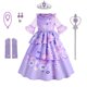 thumbnail image 1 of Disney Encanto niñas vestidos carnaval verano niños princesa Mirabel vestido fiesta de cumpleaños Madrigal disfraz niños graduación vestidos 9-10T 150CM Gao Jinjia LED, 1 of 2