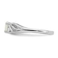 thumbnail image 3 of Auriga Fine Jewelry 925 Sterling Silver Created Opal Solitaire Engagement Ring Size 5 for Women, 3 of 5