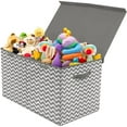 thumbnail image 6 of Sorbus Kids Large Toy Storage Chest with Lid, Silver, 6 of 7