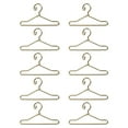 thumbnail image 1 of 10x Soporte De Ropa En Miniatura Juego De Simulación Casa De Mu?ecas Juego Para 1/12 1/8 Gold S, 1 of 8