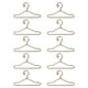 thumbnail image 2 of 10 Piezas Soporte para Traje de Vestido Juego de Casa de Muñecas Micro Paisaje Percha para Traje de Muñeca Mini Percha para Ropa de Muñeca para 1:12 M, 2 of 10