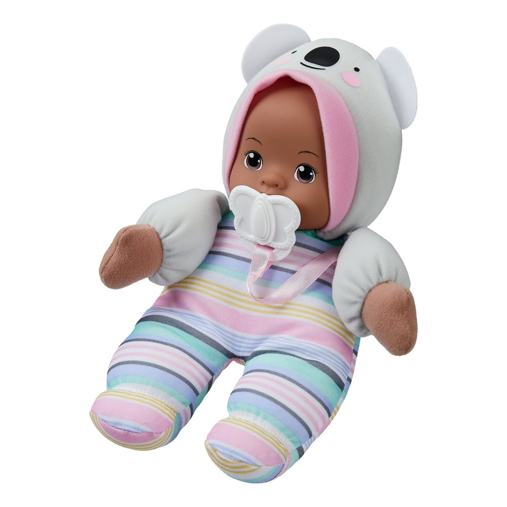My Sweet Love 10" Soft Baby Doll with Pacifier, Dark Skin Tone, Koala