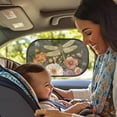 thumbnail image 2 of Yuyamidu Dragonfly Auto Window Sunshades Flower Car Window Shades Easy to Install Car Window Sun Shades 2 Piece Sunshade for Car Window Baby Block UV Ray, Lighting and Glare, 2 of 7