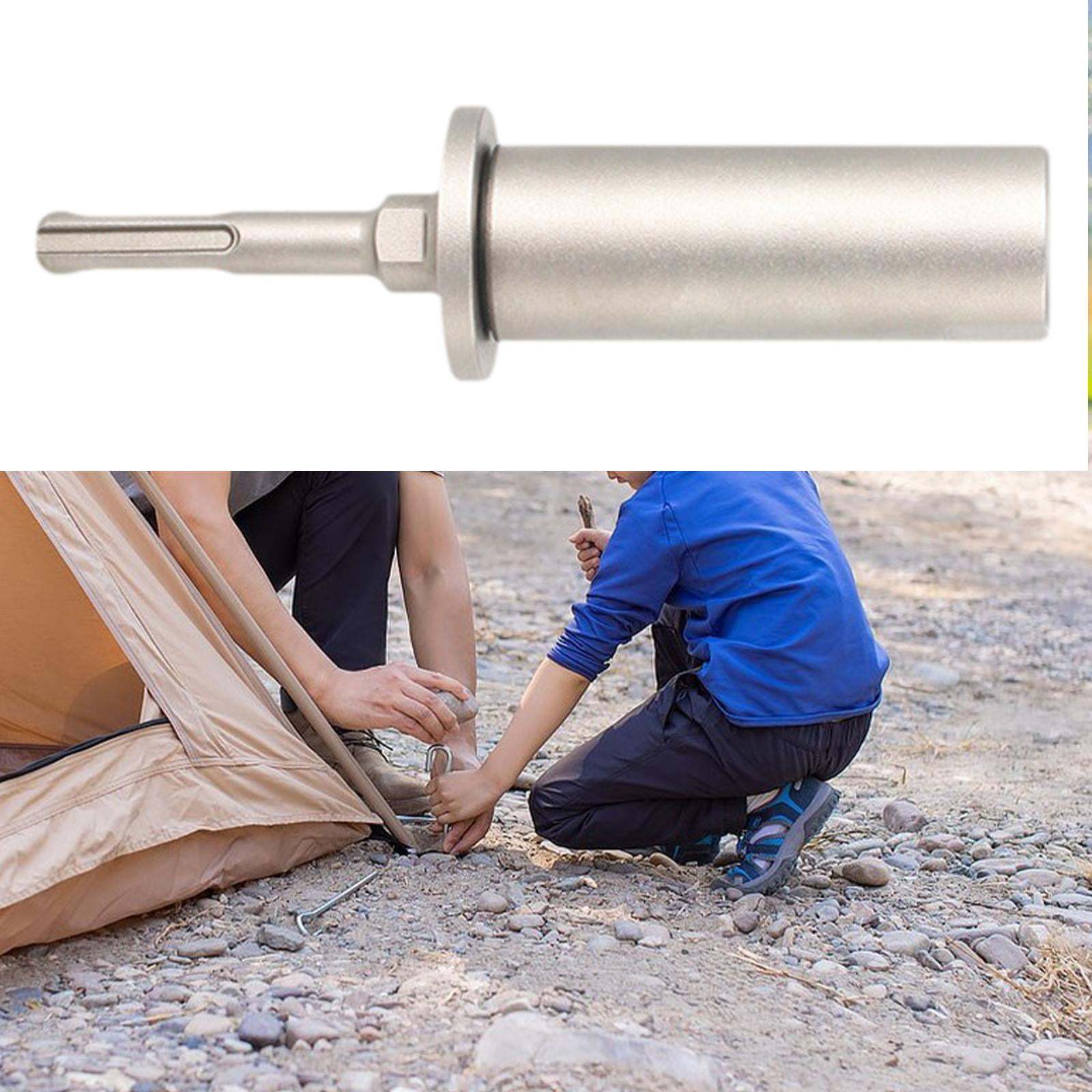 figatia Ground Rod Driver Steel 29 mm Heavy Duty Professional Wear Resistant Rotary Hammer Drill Tool Steel Driver