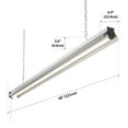 thumbnail image 2 of 4 ft. 250-Watt Equivalent Integrated LED Silver Shop Light 4000K, Linkable, 2 of 10